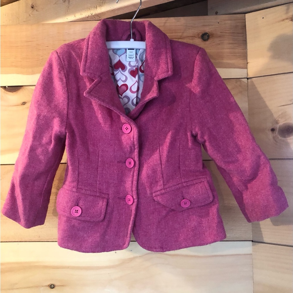 Gap Toddler Girl 2T Pink Wool Jacket *Read Description*